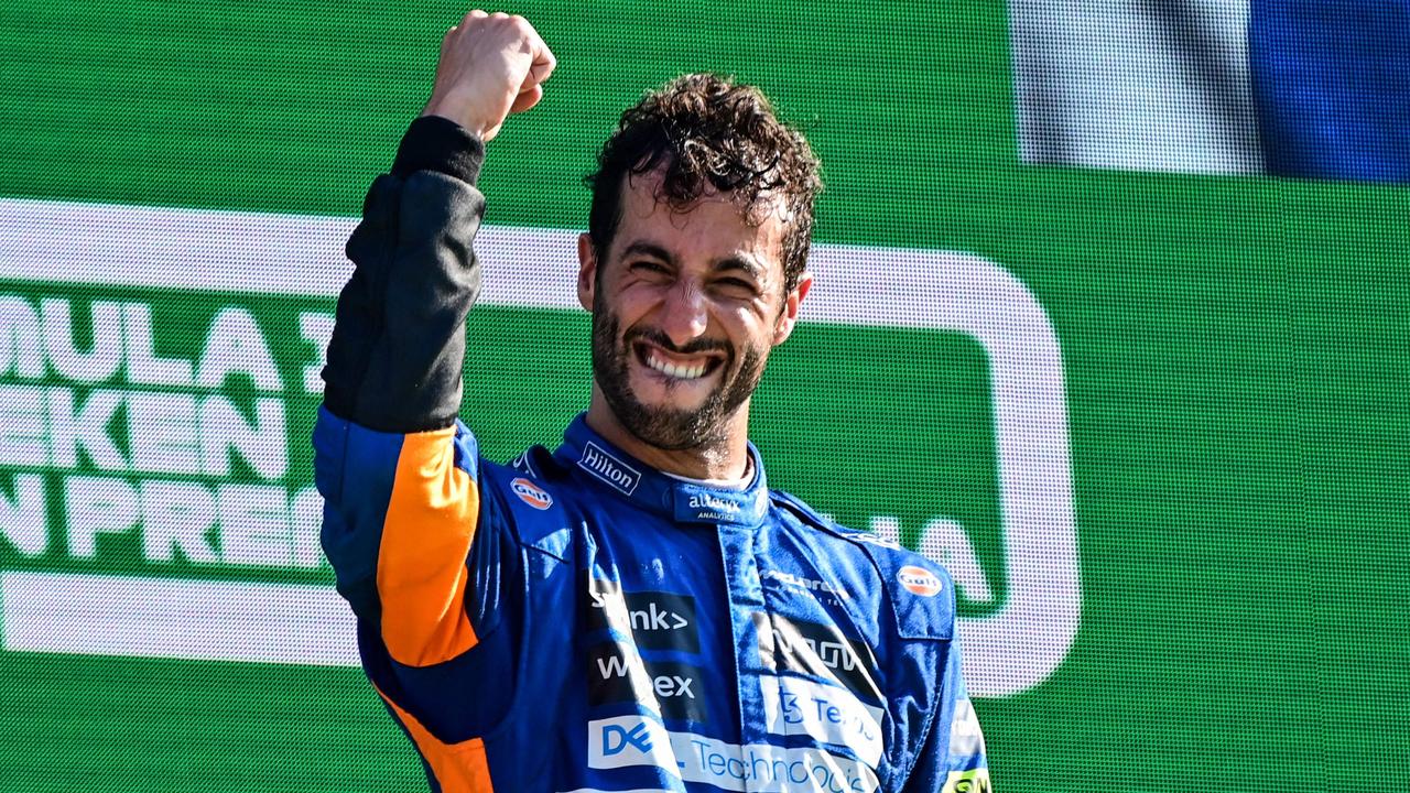 Formula One: Daniel Ricciardo wins Monza Grand Prix, F1, interview, video,  McLaren, Lando Norris