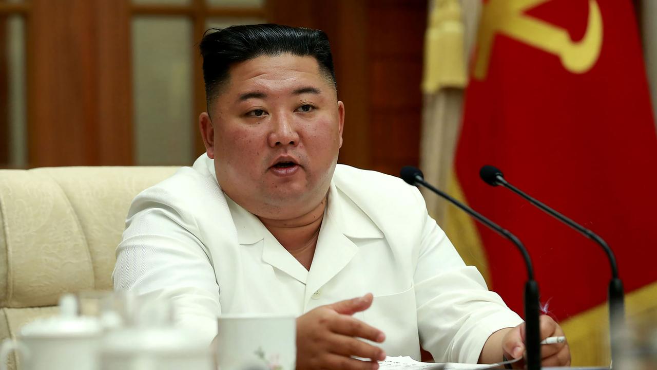 North Korean leader Kim Jong-un. Picture: AFP Photo/KCNA via KNS