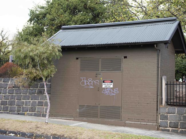 The substation at Shore Reserve. Picture: Ellen Smith