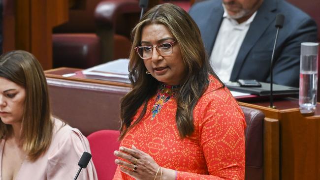 Greens Senator Mehreen Faruqi is sponsoring a bill to freeze HECS-HELP indexation. Picture: Martin Ollman