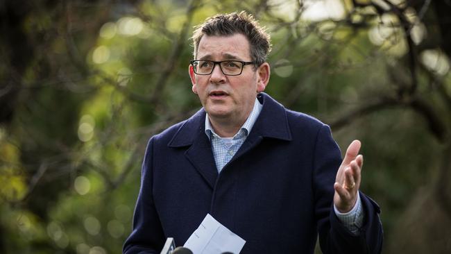 Victorian Premier, Daniel Andrews will announce the state’s sixth lockdown. Picture: Getty