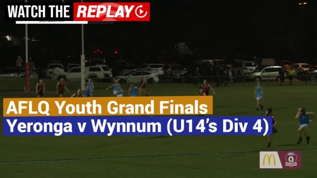 Replay: AFLQ Youth Grand Finals - Yeronga v Wynnum (U14’s Div 4)