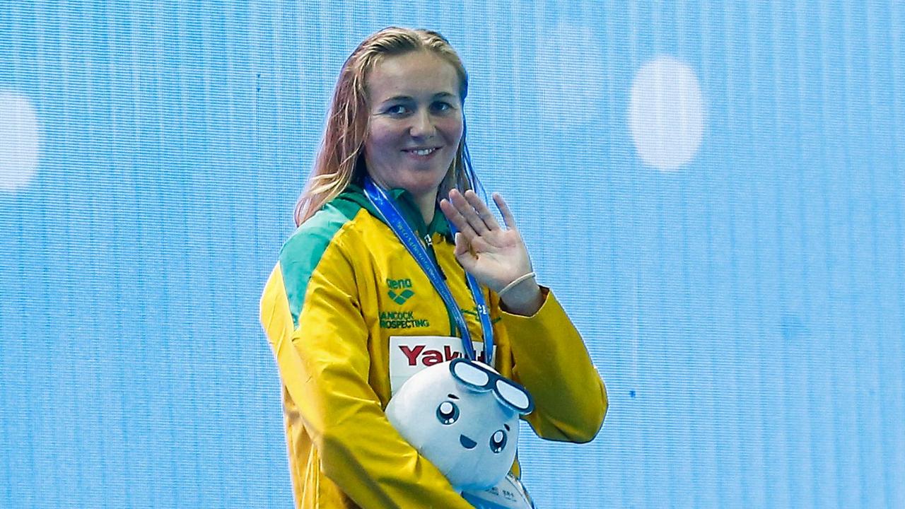 Swimming Ariarne Titmus sets world record, wins second gold medal at