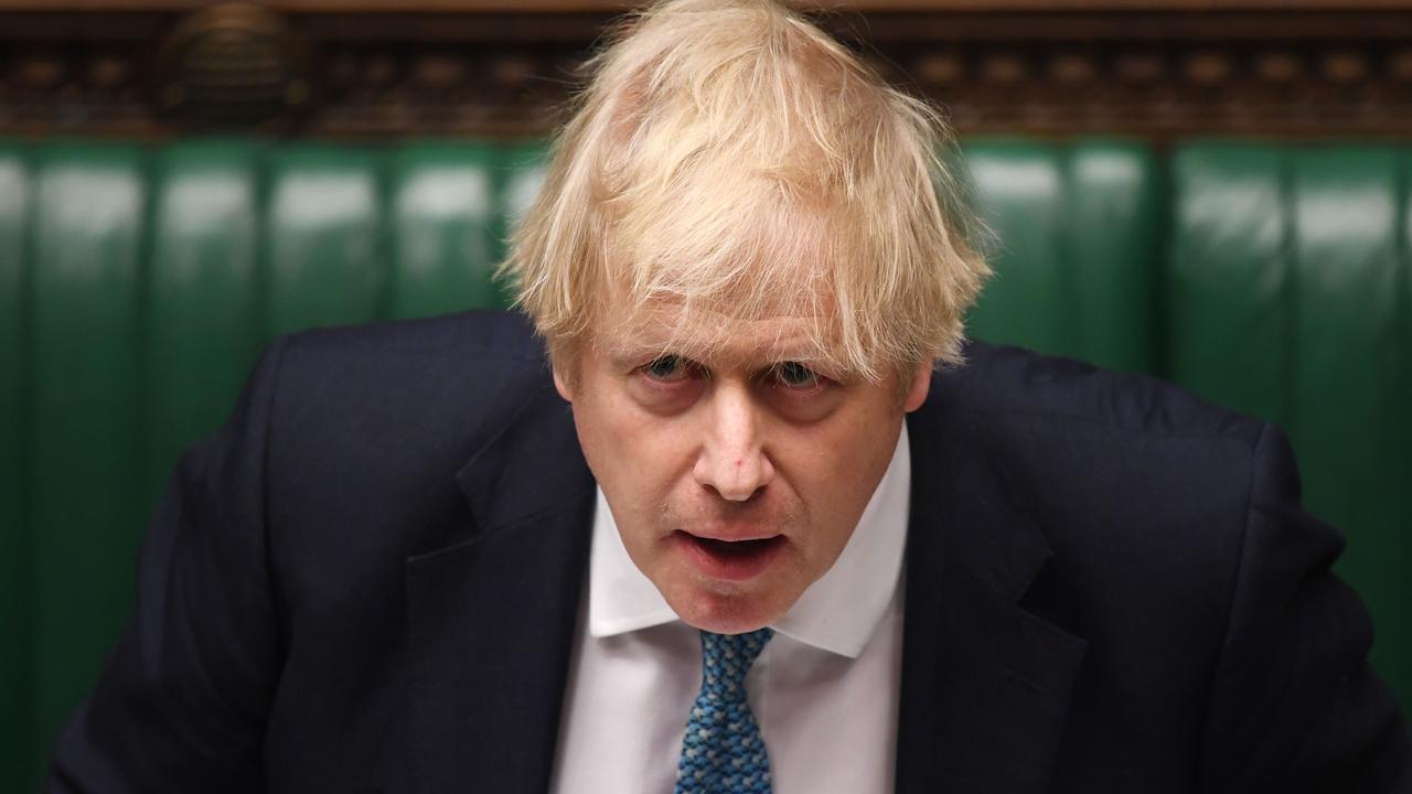 Prime Minister Boris Johnson said there was a need to tackle the ‘twin epidemics’. Picture: Jessica Taylor/AFP