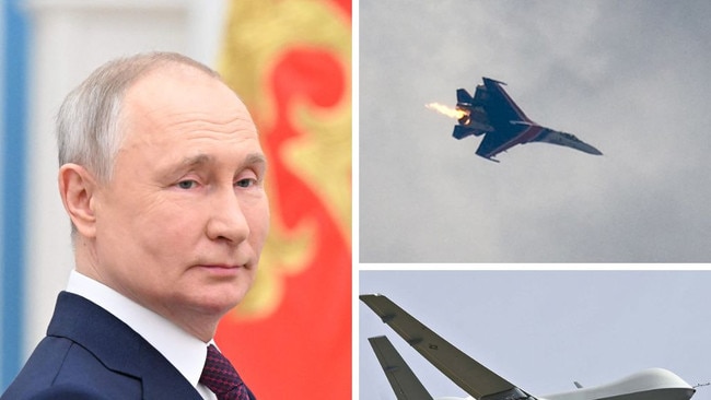 Russian fighter jet downs US drone