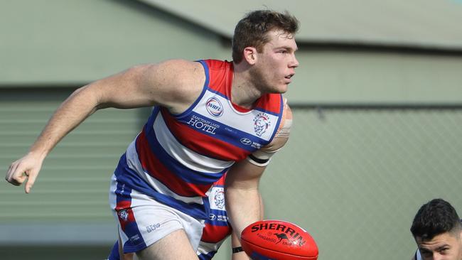 Andrew Robinson in action for Point Cook in the WRFL. Picture: Local Legends Photography