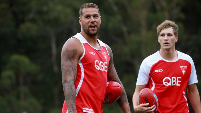 Lance Franklin is unlikely to feature in AFLX. Picture: Toby Zerna.