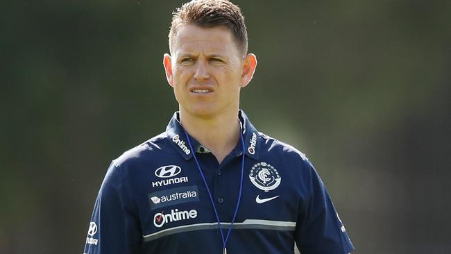 Carlton coach Brendon Bolton