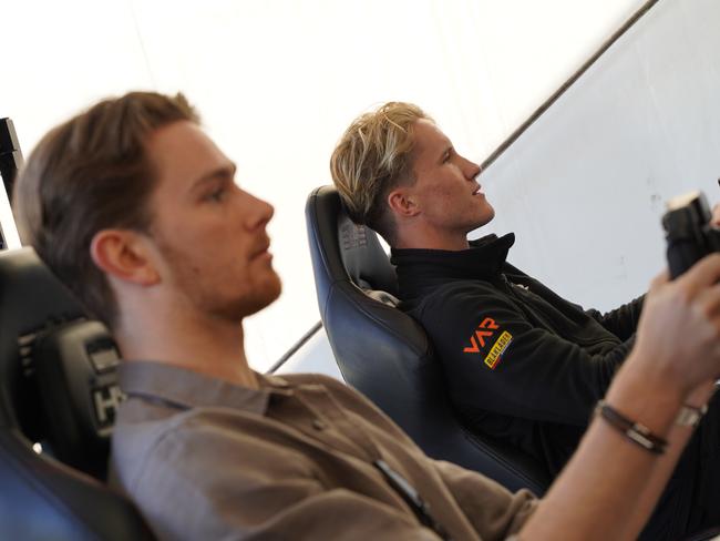 Australian Formula 3 drivers Christian Mansell and Tommy Smith. Picture: Motorsport Australia
