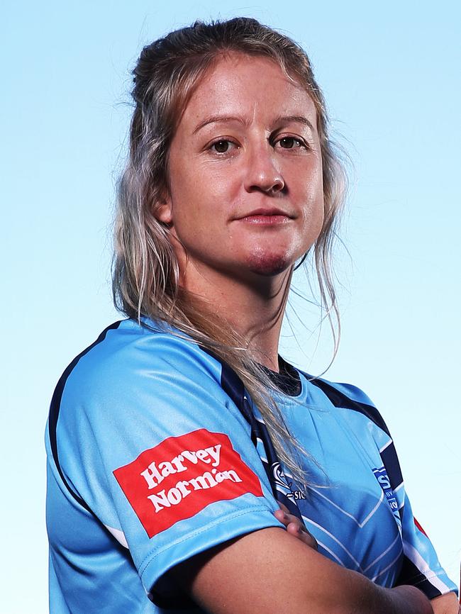 Talesha Quinn in her Blues uniform.