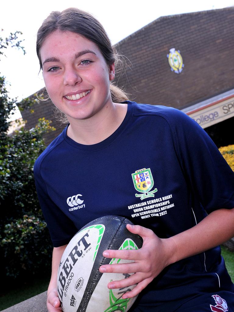 Fairholme College student Taleah Ackland has been chosen in the Australian Schoogirls U18s team. Picture: Fairholme College