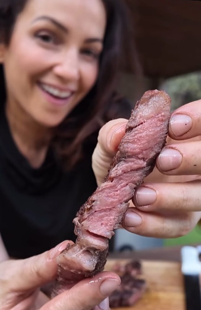 She has carved out a niche for herself with her Hardcore Carnivore brand, cookbook and the TV shows. Picture: Instagram/jesspryles