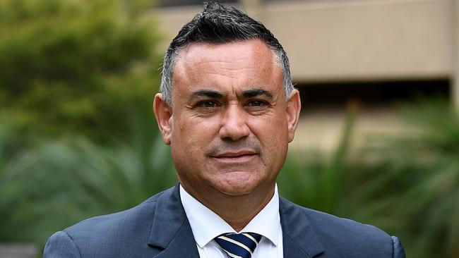 NSW Deputy Premier John Barilaro says the government is supporting regional areas. Picture: Joel Carrett