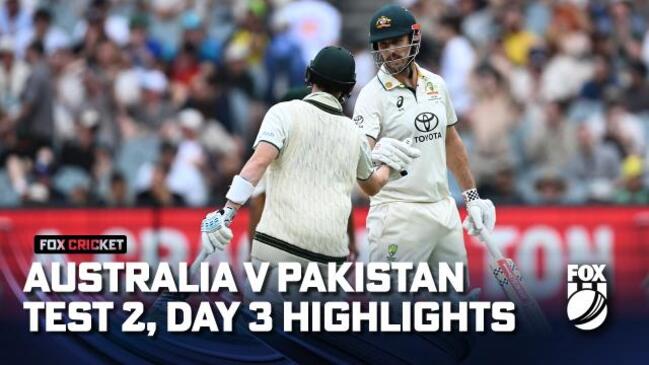 Australia v Pakistan 2nd Test Day Three Highlights