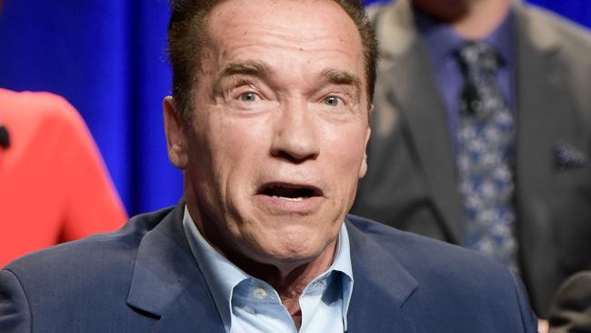 Even Arnold Schwarzenegger has body issues. Picture: AFP/Richard Shotwell