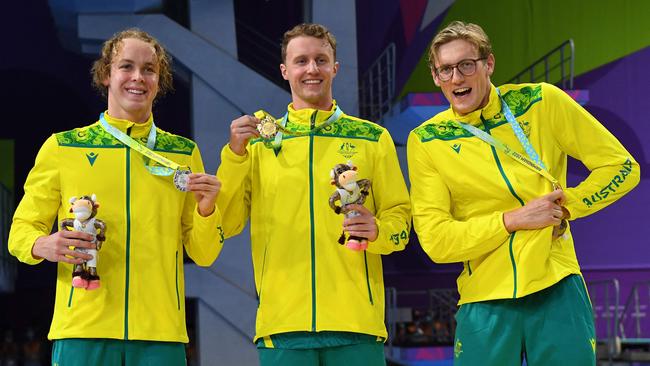 Mack Horton (R) is considering retirement. (Photo by ANDY BUCHANAN / AFP)