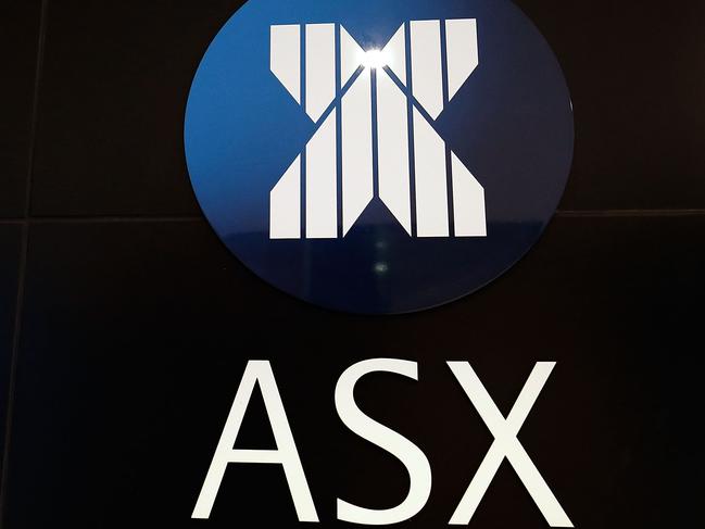 VARIOUS CITIES, AUSTRALIA - APRIL 08: The ASX logo is seen inside the foyer of the Australian Stock Exchange on April 8, 2016 in Sydney, Australia. The South Australian-based steel and iron ore miner, which is more than $4 billion in debt, was placed into administration by its directors on Friday. (Photo by Mark Metcalfe/Getty Images)