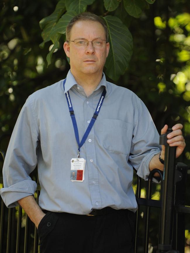 Townsville University Hospital’s director of paediatrics Dr Andrew White