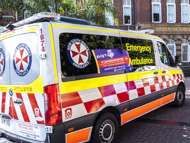 Sydney, Australia,  NewsWire Saturday, 28 May 2022The ambulance bay scene at Royal Prince Alfred, Camperdown. NSW Paramedics who have begun industrial action will include them not logging billing information and remaining at their home station area for five-days. Picture:  NewsWire / Monique Harmer