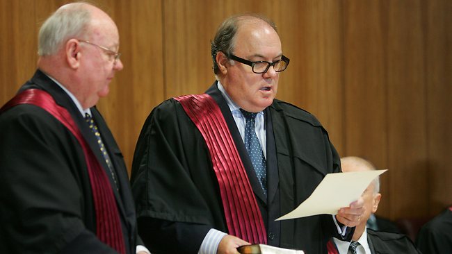 The honorable Patrick Keane Chief justice swearing in ceremony at the Federal Court.