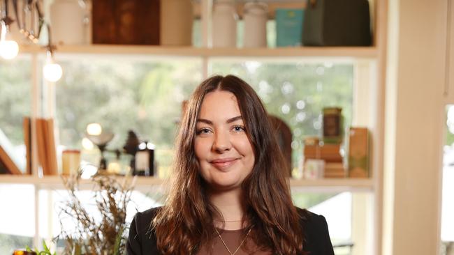 Ciara Doran, the owner of bar Frank Macs at The Rocks in Sydney. Picture: Richard Dobson