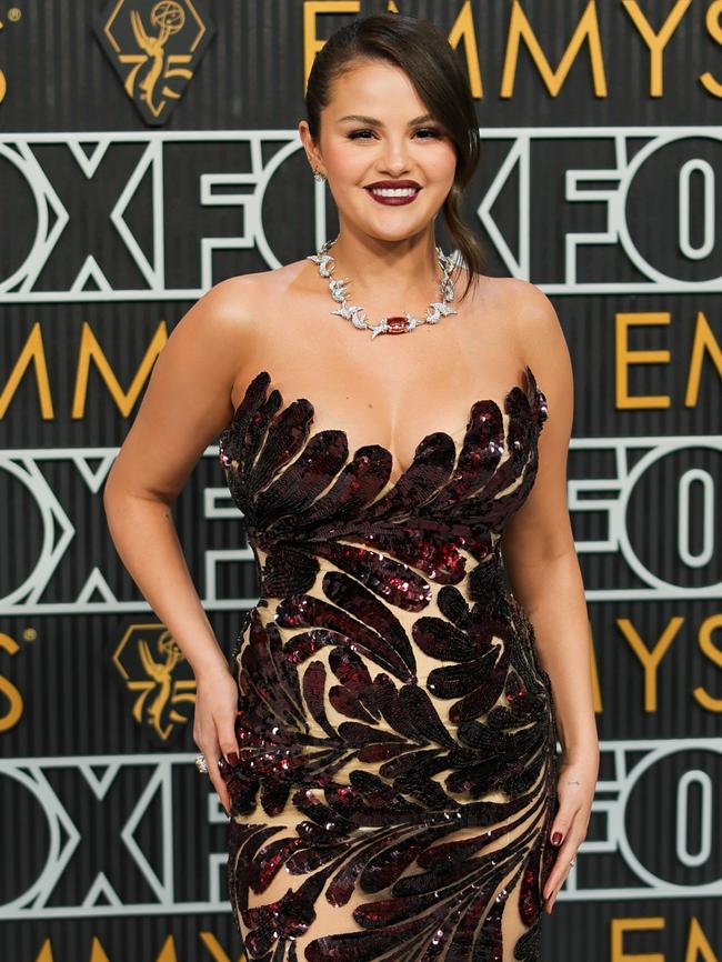 Gomez attends the 75th Primetime Emmy Awards on January 15, 2024. (Photo by Neilson Barnard/Getty Images)