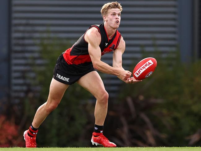 Dons fans will get a first look at draft pick Ben Hobbs. Picture: Michael Klein