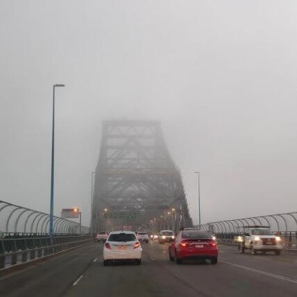 A Brisbane resident took to social media to share photos of their morning commute.