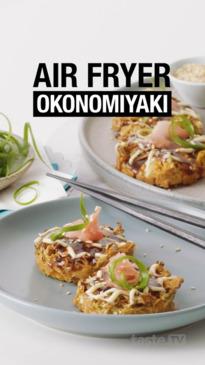 Air fryer okonomiyaki