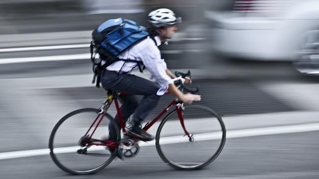 The cyclist was taken to Gold Coast Private Hospital after the incident at Labrador. File image.