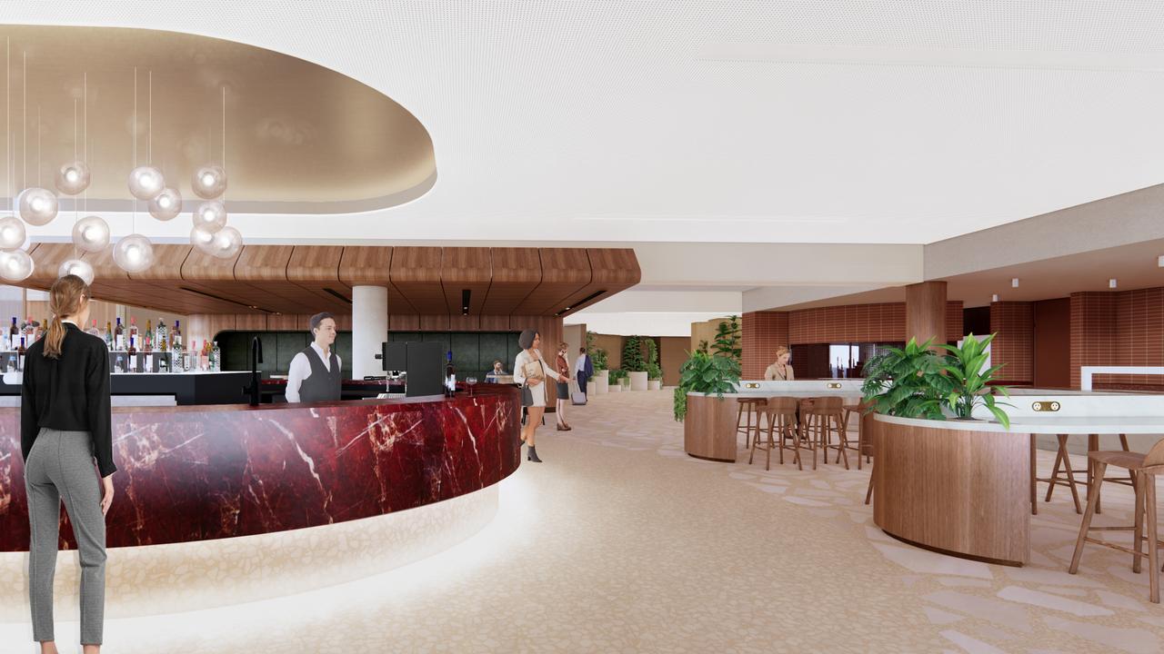 New Adelaide Airport Qantas Lounge precinct/