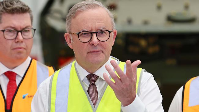 Prime Minister Anthony Albanese has promised $1bn towards improving Australia’s solar capacity. Picture: Tertius Pickard