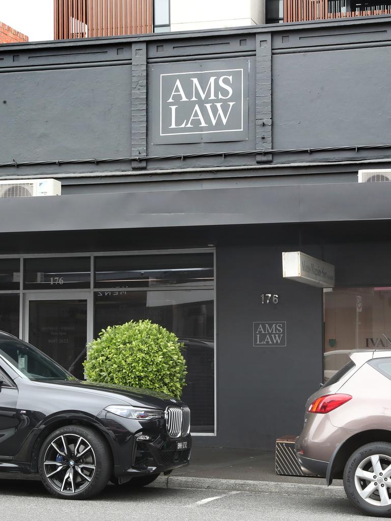 AMS Lawyers office in Ivanhoe. Picture: David Crosling