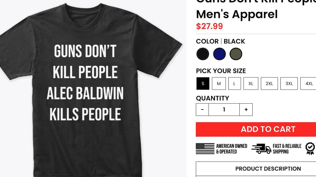 The shirt for sale on Don Jr’s website before it was removed.