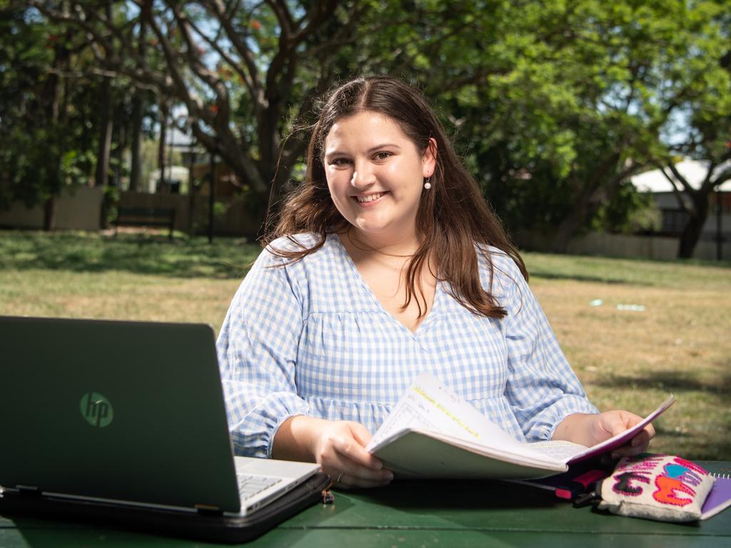 University student Philippa Beeson plans to use 2021 to set herself up for 2022. Picture: Brad Fleet