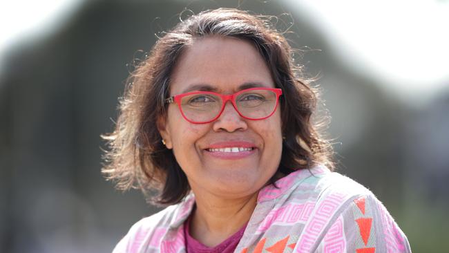 EMBARGOED for The Daily telegraph and Metro mastheads. NO Aus NO news.com.auAustralian Olympic legend Cathy Freeman is having a stand at Accor stadium named after her. Cathy relaxing at Brighton Beach.Picture: David Caird