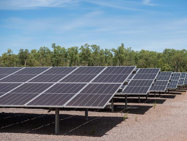 Opening of Robertson Barracks solar farm. Picture: Pema Tamang Pakhrin