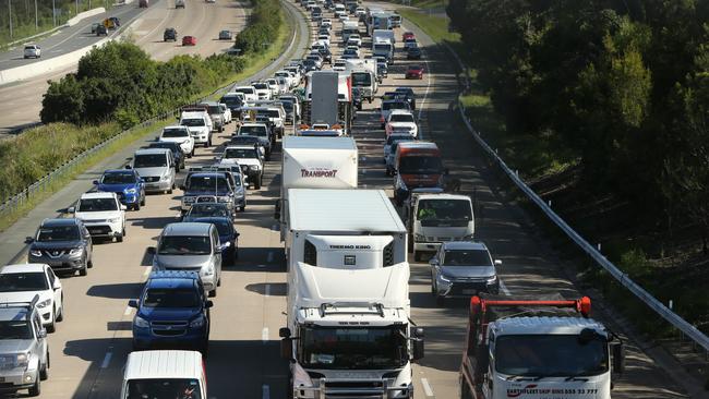 Gold Coasters are not happy with the state of the M1 Picture Glenn Hampson