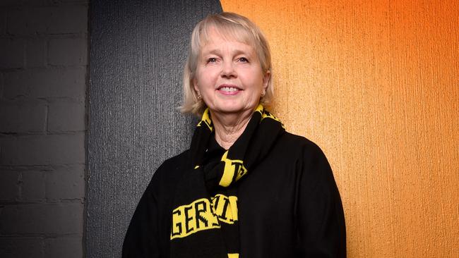 Richmond Football Club president Peggy O'Neal has been instrumental in the Richmond resurgence. Picture: Tony Gough