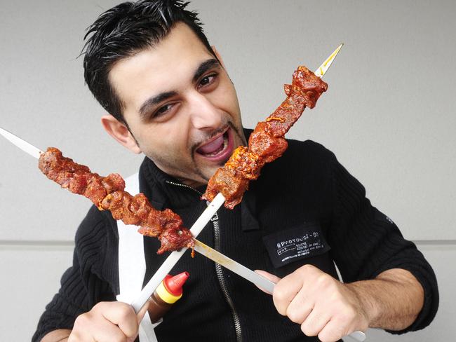 Zany kebab shop operator James Ada from Fully Tabooly at Pemulwuy. Photo: John Appleyard