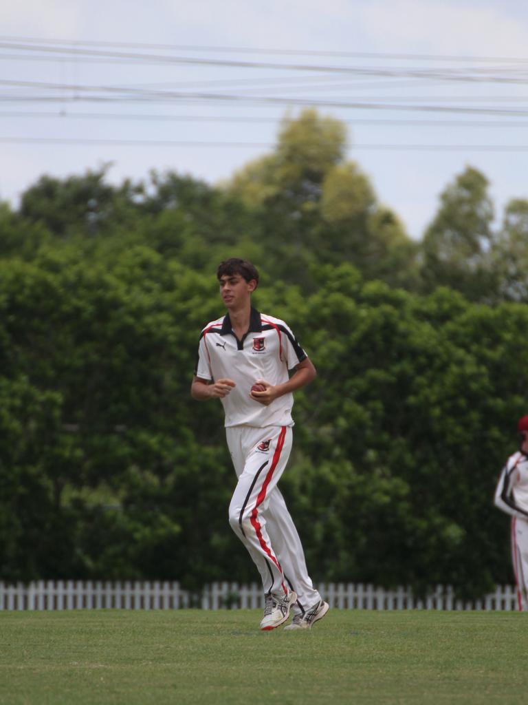 Harry DeSouza bowling for Terrace this year.