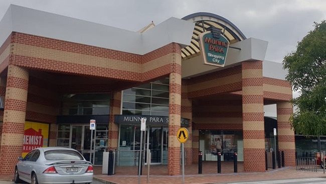 Munno Para Shopping City has been one of the main targets for the youths, despite security banning individuals from the location. Picture: Tom Huntley