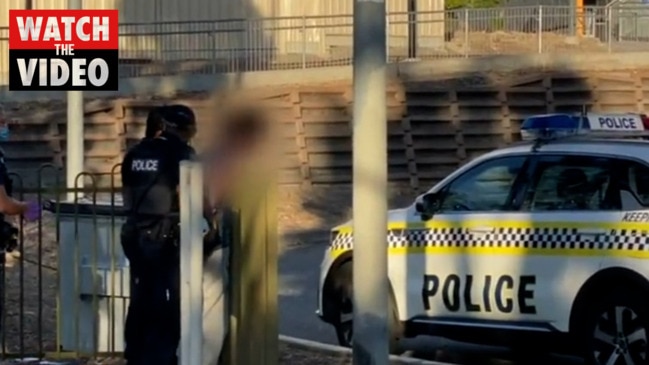 Man Arrested at Modbury Tea Tree Plaza bus interchange (9 News)