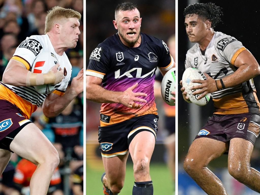 The off-season departures of Thomas Flegler, Kurt Capewell and Keenan Palasia have hurt the Broncos' forward stocks. Pictures: Adam Head, NRL Photos