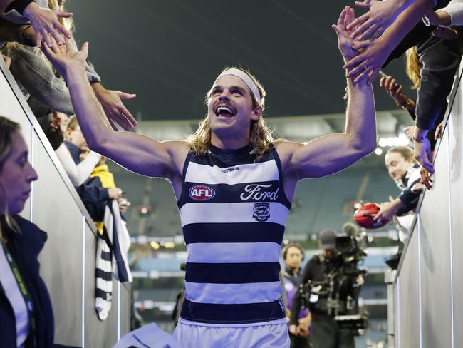 Bailey Smith has drawn the ire of the Western Bulldogs. Picture: Michael Klein