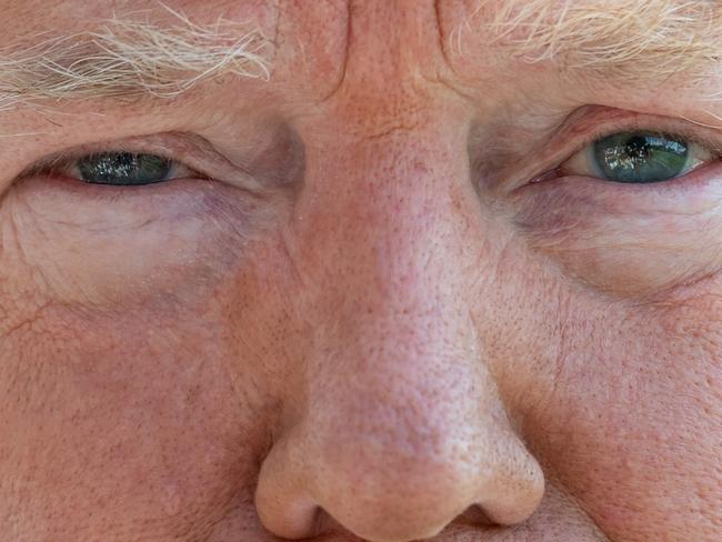 TOPSHOT - US President Donald Trump speaks to the media prior to departing on Marine One from the South Lawn of the White House in Washington, DC, June 22, 2019, as he travels to Camp David, Maryland. (Photo by SAUL LOEB / AFP)