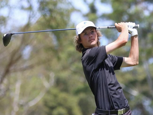 Gold Coast golfer Billy Downling. Picture: Supplied.