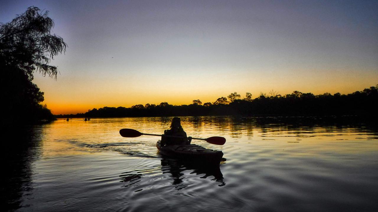 Kym takes photos on his tours so his guests don’t have to worry about their phones or cameras getting wet. Picture: Kym Werner/Canoe Adventures Riverland