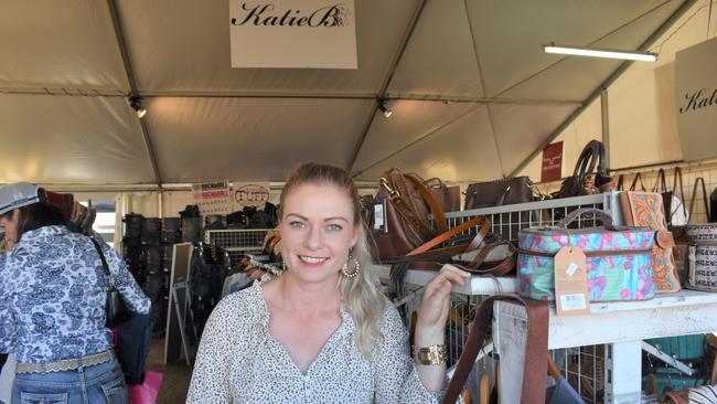 Kate Benedict at her stall at Beef Australia 2021.