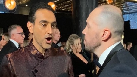 Waleed Aly speaks to news.com.au on the Logies red carpet.